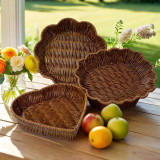 Корзина плетеная H19 пластик