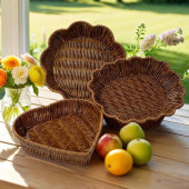 Корзина плетеная H19 пластик