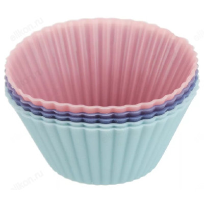 Форма для кекса силикон H673 d12cm (уп12шт)