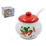 Сахарница с ложкой Клубничное лето НС210-Р67