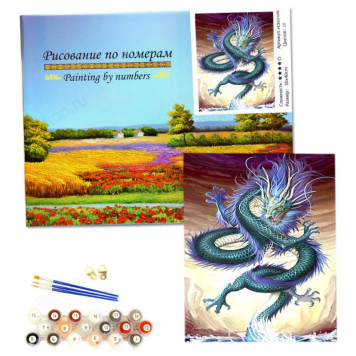 Картина по номерам HCEG31118 Дракон