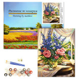 Картина по номерам HCEG31894 Цветы в вазе