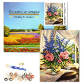 Картина по номерам HCEG31894 Цветы в вазе