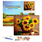 Картина по номерам HCEG31957 Подсолнухи