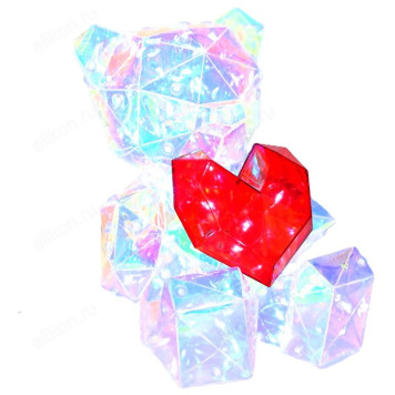 Медведь светящийся HCO11 подарочная упаковка