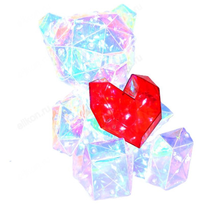 Медведь светящийся HCO11 подарочная упаковка