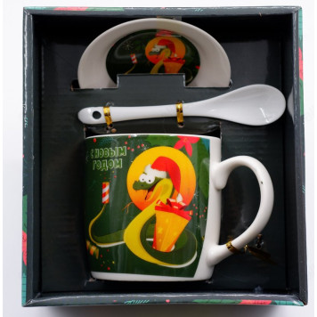 Кружка НГ Змея HK-2213 подар. упаковка