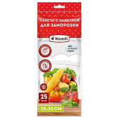Пакет для заморозки с защелкой 25*30см HPZ203E 25шт