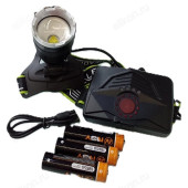 Фонарь налобный HY-A22-P90 USB аккумуляторный