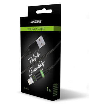 Кабель USB - 8pin 1м 2А (iK-510mt-2) магнитный отсоединяющийся наконечник-1