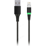 Кабель USB - 8pin 1м 2А (iK-510mt-2) магнитный отсоединяющийся наконечник