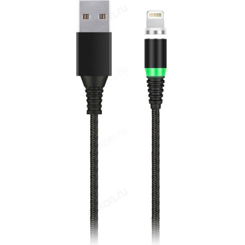 Кабель USB - 8pin 1м 2А (iK-510mt-2) магнитный отсоединяющийся наконечник