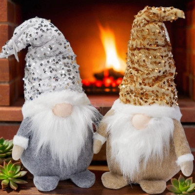 Сувенир Гном светящ. нос JFY-5514-1