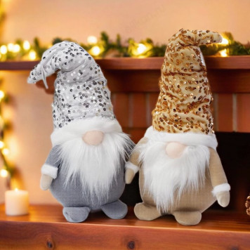 Сувенир Гном светящ. нос JFY-5514