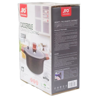 Кастрюля JIO J-17120 20см-4