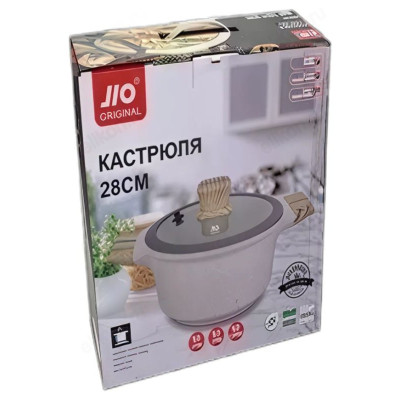 Кастрюля JIO J-17128 28см-3