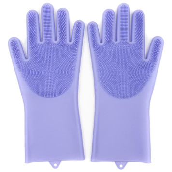 Перчатки силиконовые с ворсинками JENNA КИТАЙ JN-00312-1