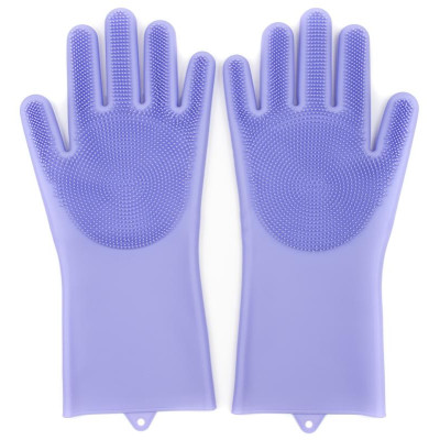 Перчатки силиконовые с ворсинками JENNA КИТАЙ JN-00312-1