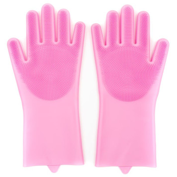 Перчатки силиконовые с ворсинками JENNA КИТАЙ JN-00312-2