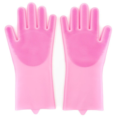 Перчатки силиконовые с ворсинками JENNA КИТАЙ JN-00312-2