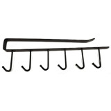 Кронштейн на полку с крючками металл