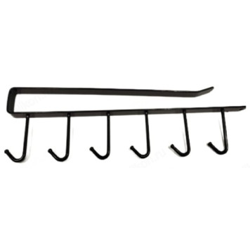 Кронштейн на полку с крючками металл