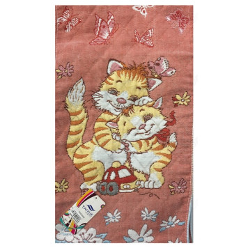Полотенце льняное Кошки