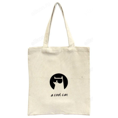 Сумка-шоппер 33х44см Кот