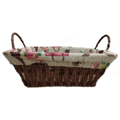 Корзина интерьерная квадрат 22*22см К/155884-2