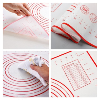 Коврик для выпечки силикон 45*65см армированный-1