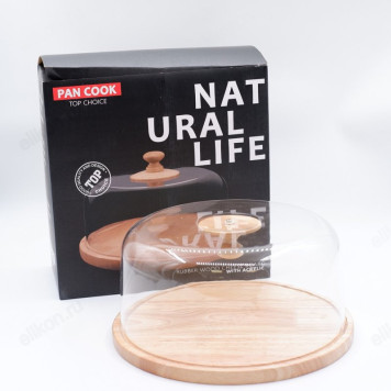 Хлебница дерево/пластик КА0505