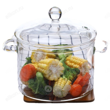 Кастрюля стекло 1,9л-1