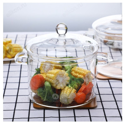 Кастрюля стекло 1,9л-2