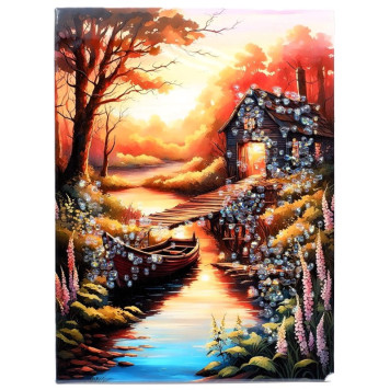 Картина с Кристаллами КК39/29-13