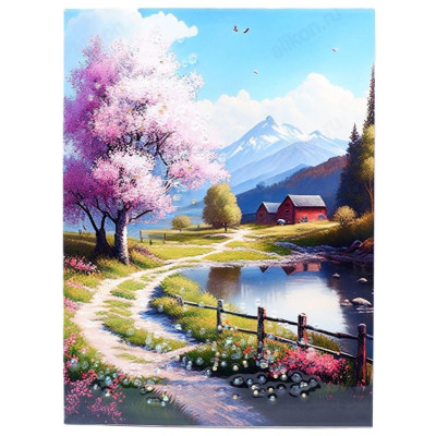 Картина с Кристаллами КК39/29-4