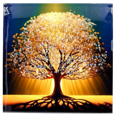 Картина с Кристаллами КК39/39 39*39-10