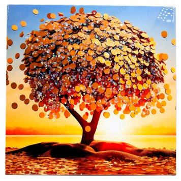 Картина с Кристаллами КК39/39 39*39-11