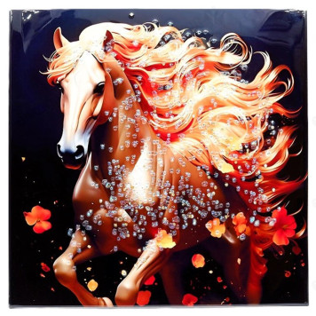 Картина с Кристаллами КК39/39 39*39-15