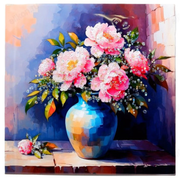 Картина с Кристаллами КК39/39 39*39-6