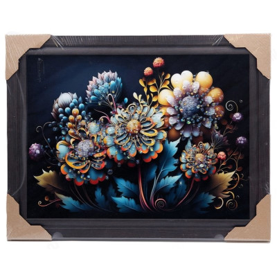 Картина с Кристаллами 52*36 КК-52/36 рамка 505