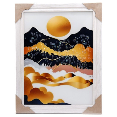 Картина с Кристаллами 52*36 КК-52/36 рамка 509