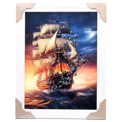 Картина с Кристаллами 52*36 КК-52/36 рамка 512