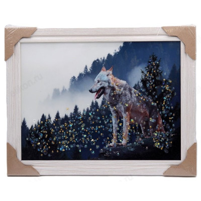 Картина с Кристаллами 52*36 КК-52/36 рамка 516