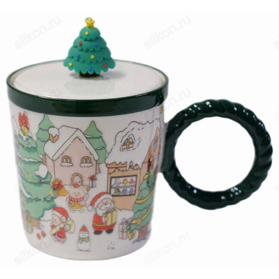 Кружка с крышкой ККК-350 350мл-1