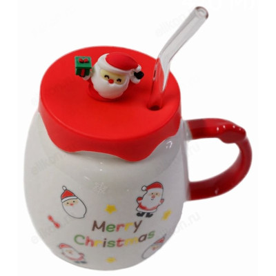 Кружка с крышкой и трубочкой ККТ-400 400мл-2