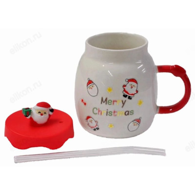 Кружка с крышкой и трубочкой ККТ-400 400мл-3