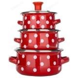 Набор посуды эмаль KELLI KL-4169 6пр