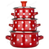 Набор посуды эмаль KELLI KL-4169 6пр