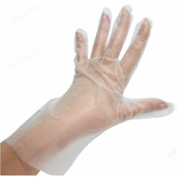 Перчатки TPE001L ТПЭ 100шт/кор