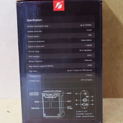 Акустика Bluetooth 10W KTS-1351-6